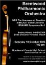 Brentwood Philharmonic Orchestra October 2025 Concert Brentwood Philharmonic Orchestra October 2025 Concert